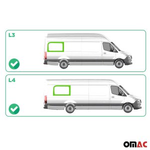 Mercedes Sprinter Rear Side Fixed Glass - Right + Left - Omac - Galaxy - '11-'18 Mercedes Sprinter Rear Side Fixed Glass - Right + Left - Omac - Galaxy - '11-'18